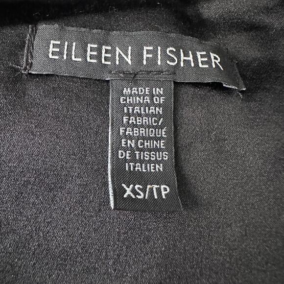 Eileen Fisher Felted Wool Sprinkle Open Front Jacket Women’s XS Gray Black Ombre - Picture 6 of 10